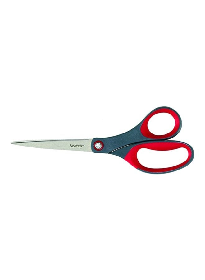 Scotch Precision Scissor Dark Grey/Red - Image 1