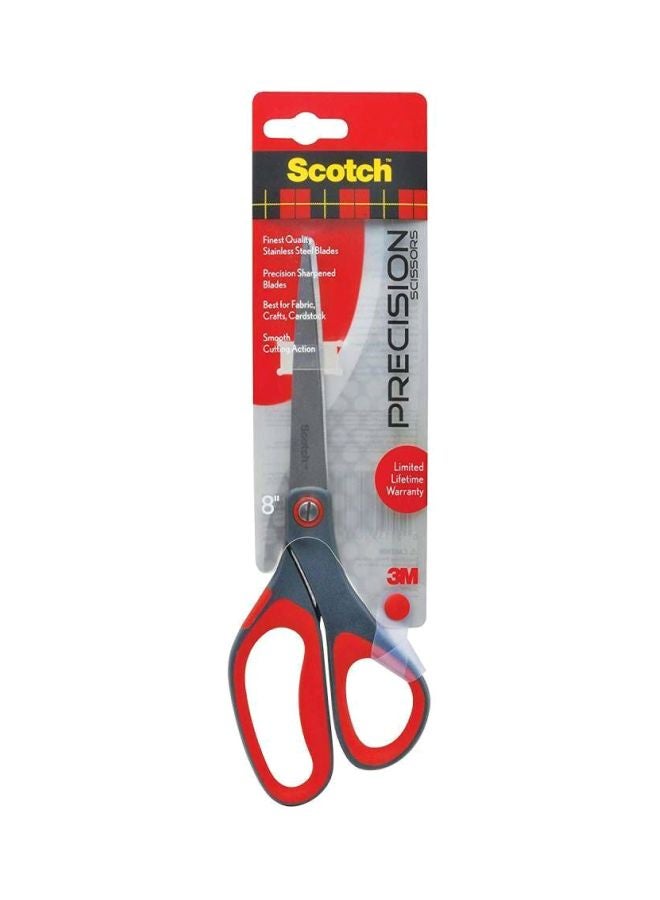 Scotch Precision Scissor Dark Grey/Red - Image 2