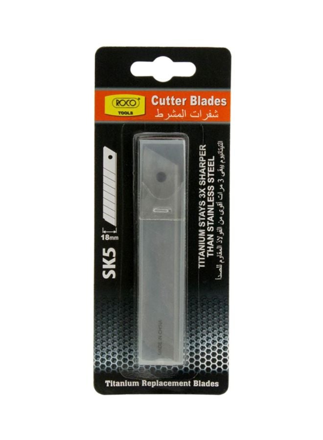 ROCO Titanium Stays 3x Cutter Blade Silver