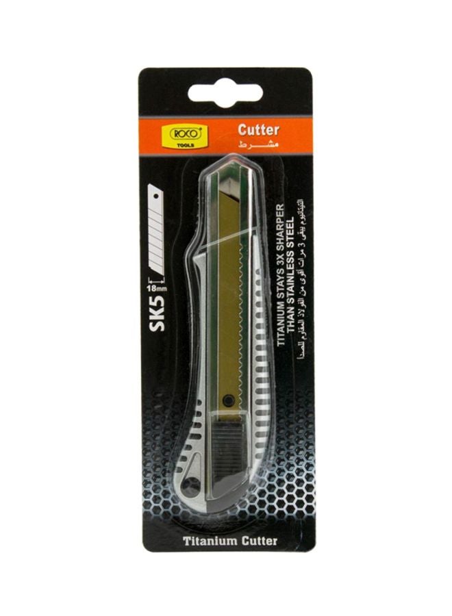 روكو أداة قطع قابلة للسحب لها جسم من الألومنيوم أسود/ فضي - Image 2