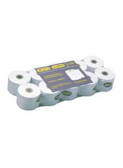 ROCO 10-Piece Plain Adding Machine Paper Roll  - Image 1