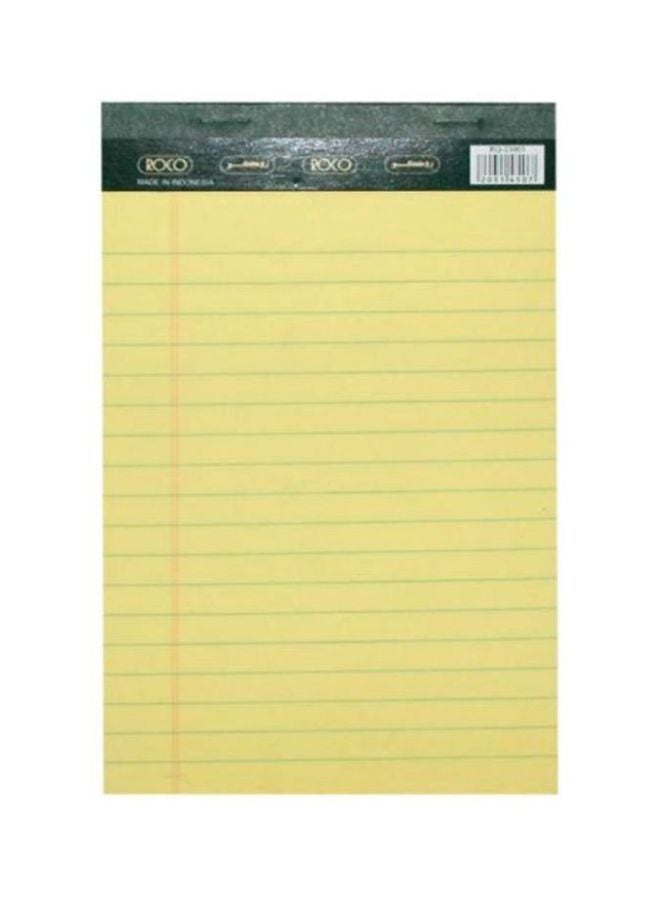 لوح كتابة قياسي مقاس A5 أصفر