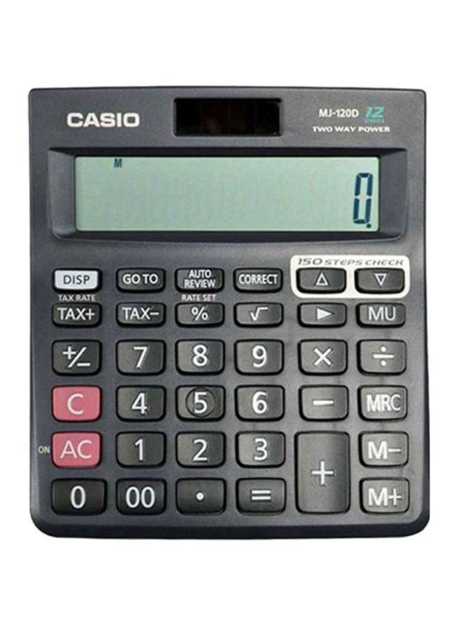 CASIO Dual Power Source Financial And Business Calculator Dark Grey/Black  - Image 1