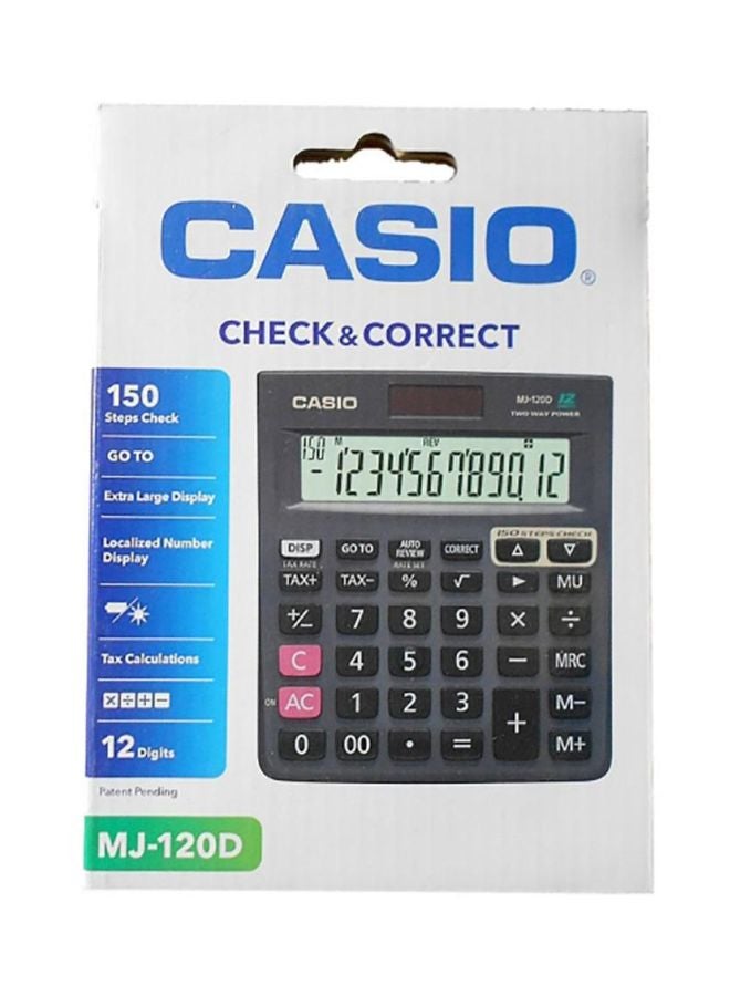 CASIO Dual Power Source Financial And Business Calculator Dark Grey/Black  - Image 3