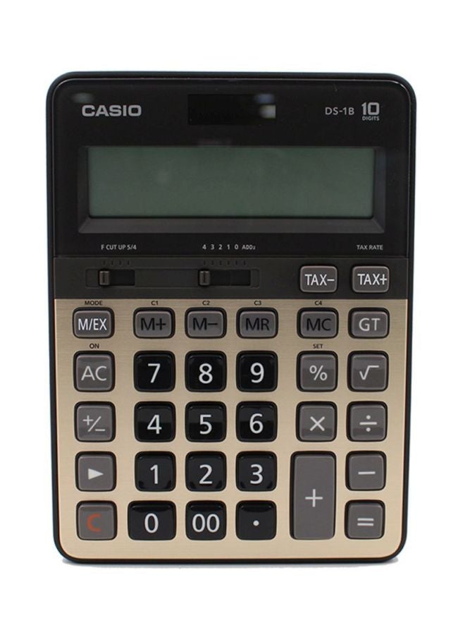 كاسيو آلة حاسبة مالية DS-1B من 10 أرقام بيج/رمادي/أسود - Image 1