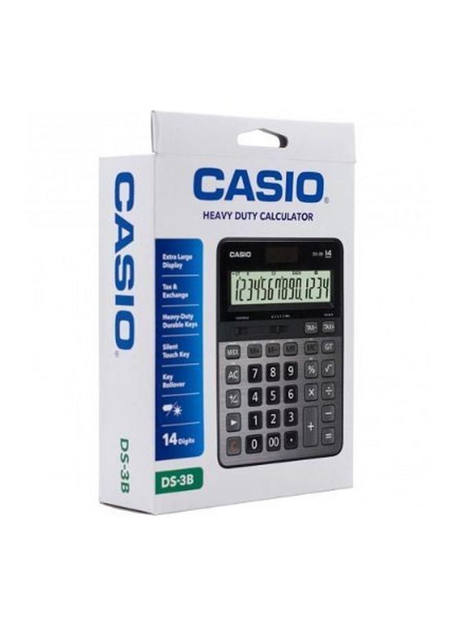 CASIO Heavy Duty Calculator Black/Grey - Image 3