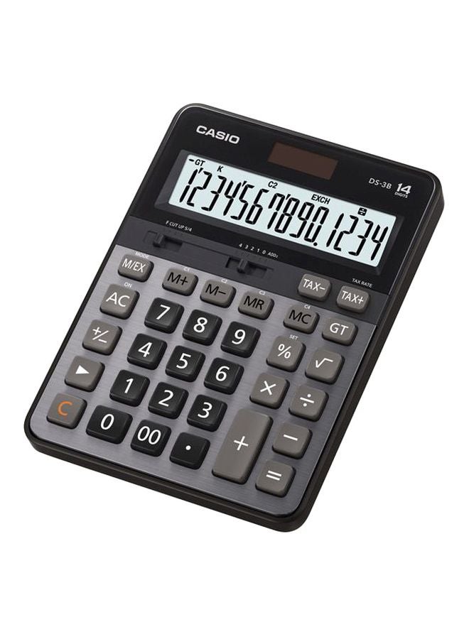 CASIO DS-3B 14-Digit Financial And Business Calculator Black/Grey - Image 2