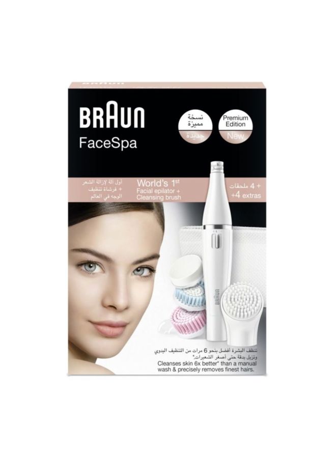 BRAUN - Facespa 851 3-In-1 Cleansing And Skin Vitalizing System White/Rose Gold - Image 1