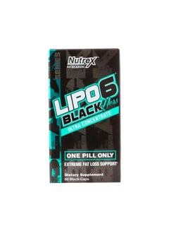 Lipo-6 Black Ultra Concentrate Dietary Supplement - 60 Capsules