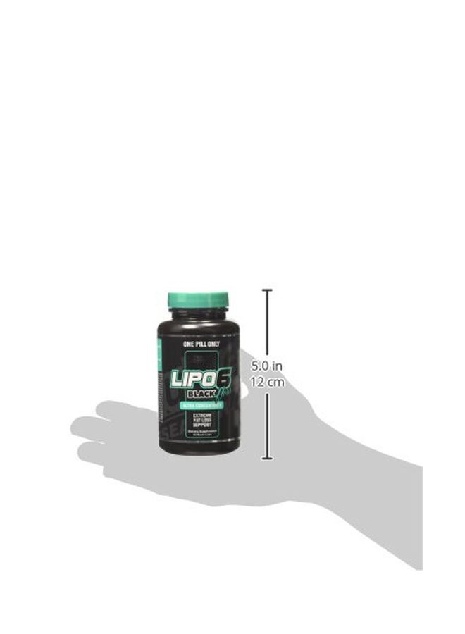 Nutrex Research - Lipo-6 Black Ultra Concentrate Dietary Supplement - 60 Capsules - Image 1