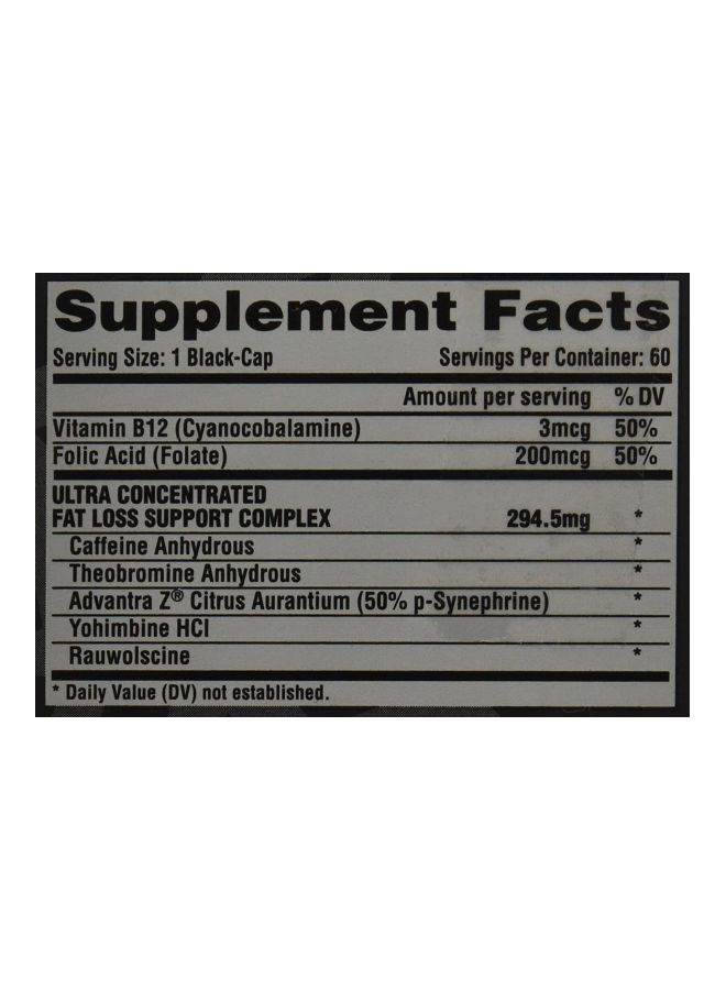 Nutrex Research - Lipo-6 Black Ultra Concentrate Dietary Supplement - 60 Capsules - Image 1