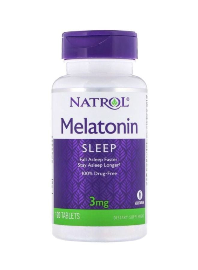مكمل غذائي ميلاتونين للنوم - 120 قرصاً - Image 1