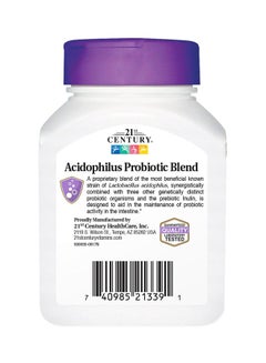 21st CENTURY Acidophilus Probiotic Blend - 100 Capsules  - Image 2