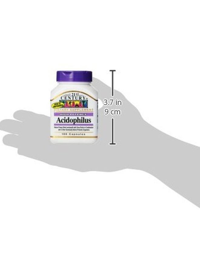 21st CENTURY Acidophilus Probiotic Blend - 100 Capsules  - Image 5