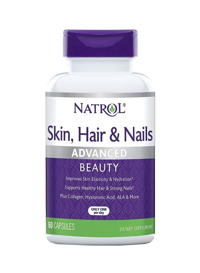 NATROL - Skin Hair And Nails - 60 Capsules - Image 1