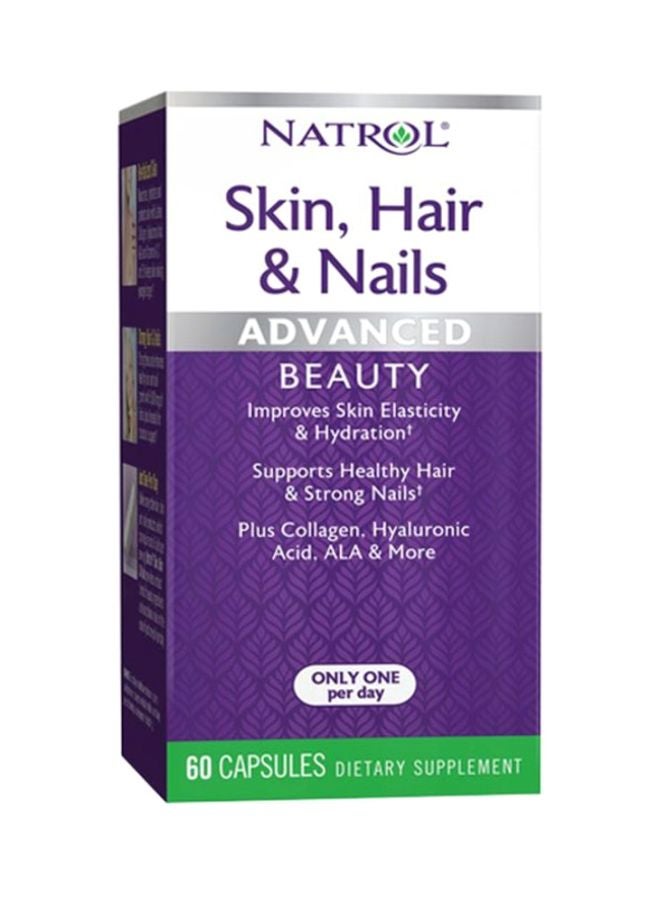 NATROL - Skin Hair And Nails - 60 Capsules - Image 1