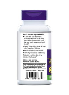 NATROL Melatonin Time Release Dietary Supplement 5mg - 100 Tablets  - Image 2
