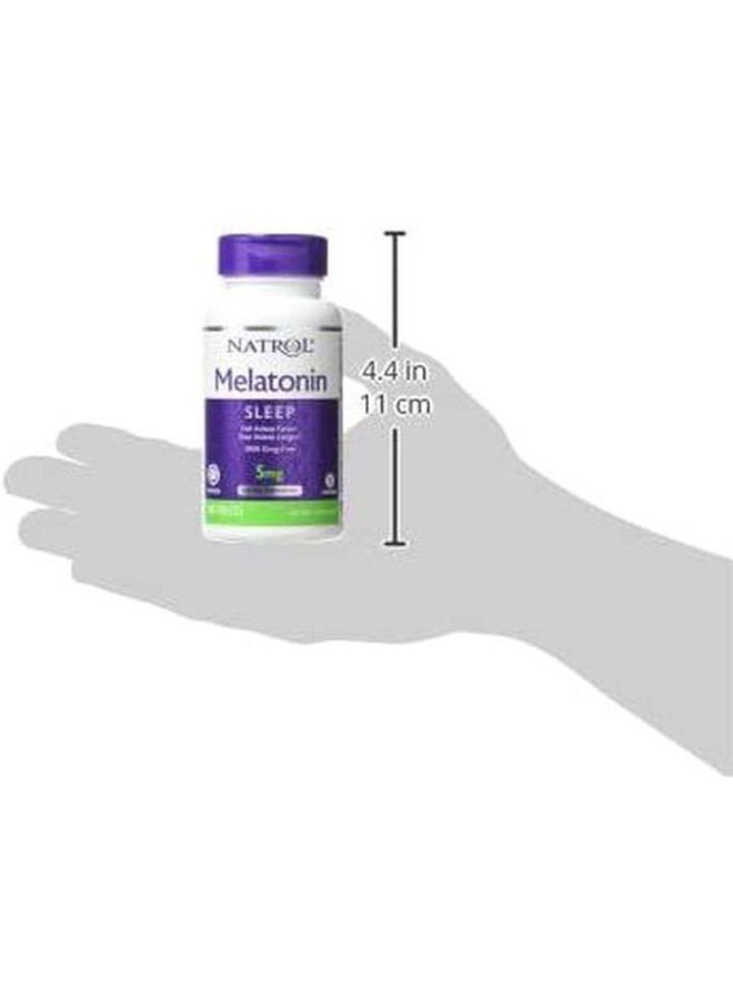 NATROL Melatonin Time Release Dietary Supplement 5mg - 100 Tablets  - Image 4