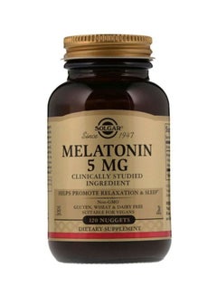 Solgar Melatonin 5 Mg - 120 Nuggets  - Image 1