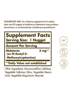 Solgar Melatonin 5 Mg - 120 Nuggets  - Image 3
