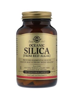 Solgar Oceanic Silica From Red Algae - 100 Vegetable Capsules  - Image 1