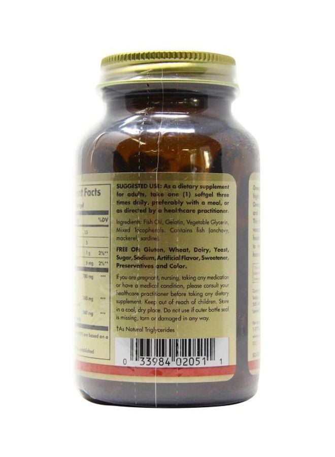 Solgar Double Strength Omega 3 700 MG - 60 Softgels - Image 2
