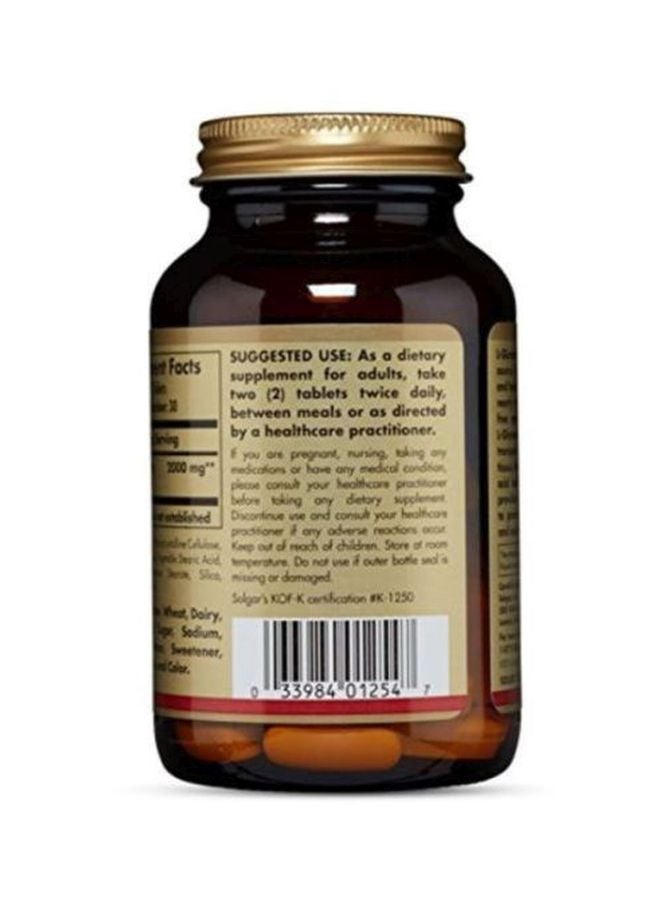 Solgar L-Glutamine Natural Muscle Food 1000mg - 60 Tablets - Image 3