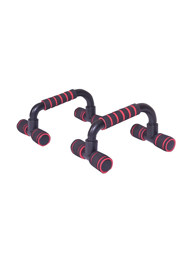 Kanteen Store 2-Piece Push up Stand set Black Red 24 x 8 x 115cm 