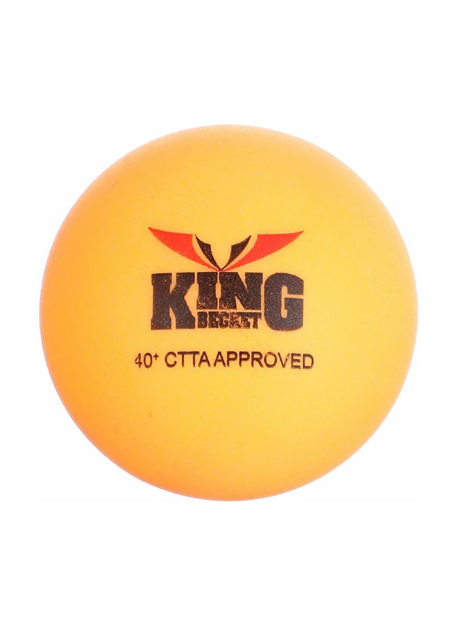 King 10-Piece Table Tennis Ball Set Orange One Size - Image 1