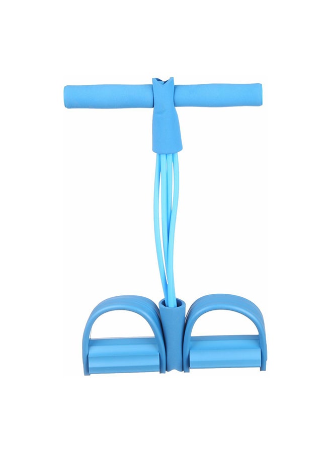 Kanteen Store - Chest Expander, Resistance Band Latex Foot Elastic Tension Rope Expander Pedal Fitness Sit Ups Abdominal Trainer Exercise Fitness - Light Blue 30 x 5 x 60cm - Image 1