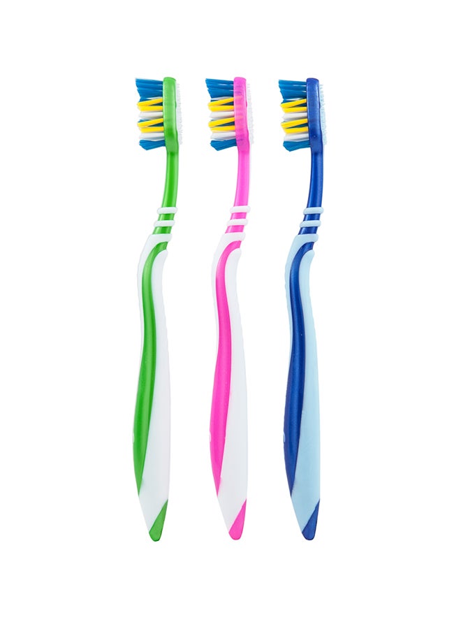 Colgate - 3-Piece Zigzag Toothbrush Multicolour M - Image 1