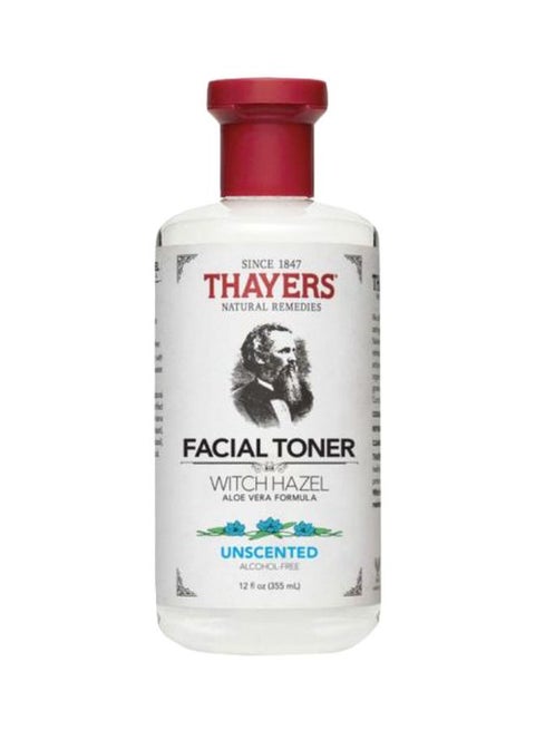 Witch Hazel Unscented Aloe Vera Formula Facial Toner 355ml