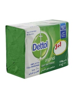 Dettol Original Anti-Bacterial Soap Bar, 120g × 3+1 Free  - Image 3