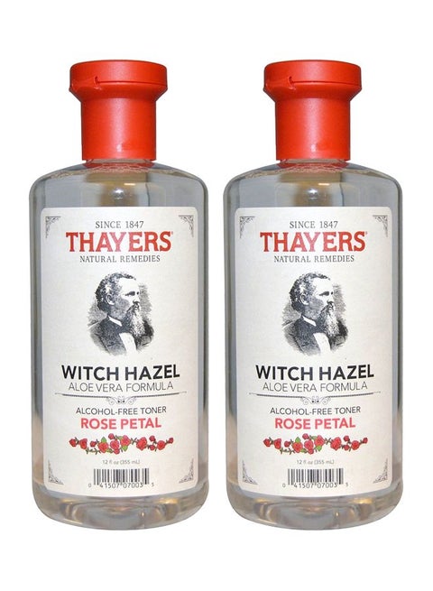 Pack Of 2 Rose Petal Witch Hazel Face Toner 710ml