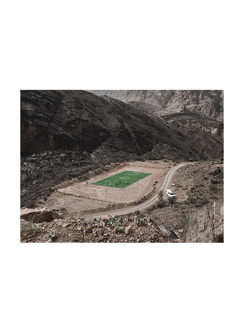 Football Vinyl Self Adhesive Wall Sticker Multicolour 120 x 90cm