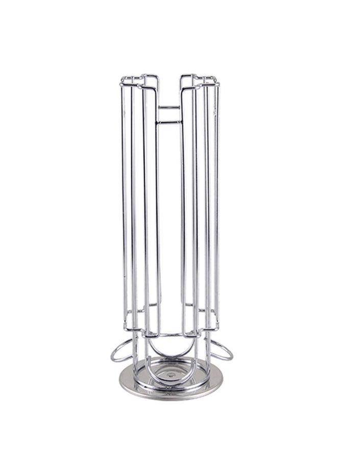Coffee Capsule Holder Rack Silver