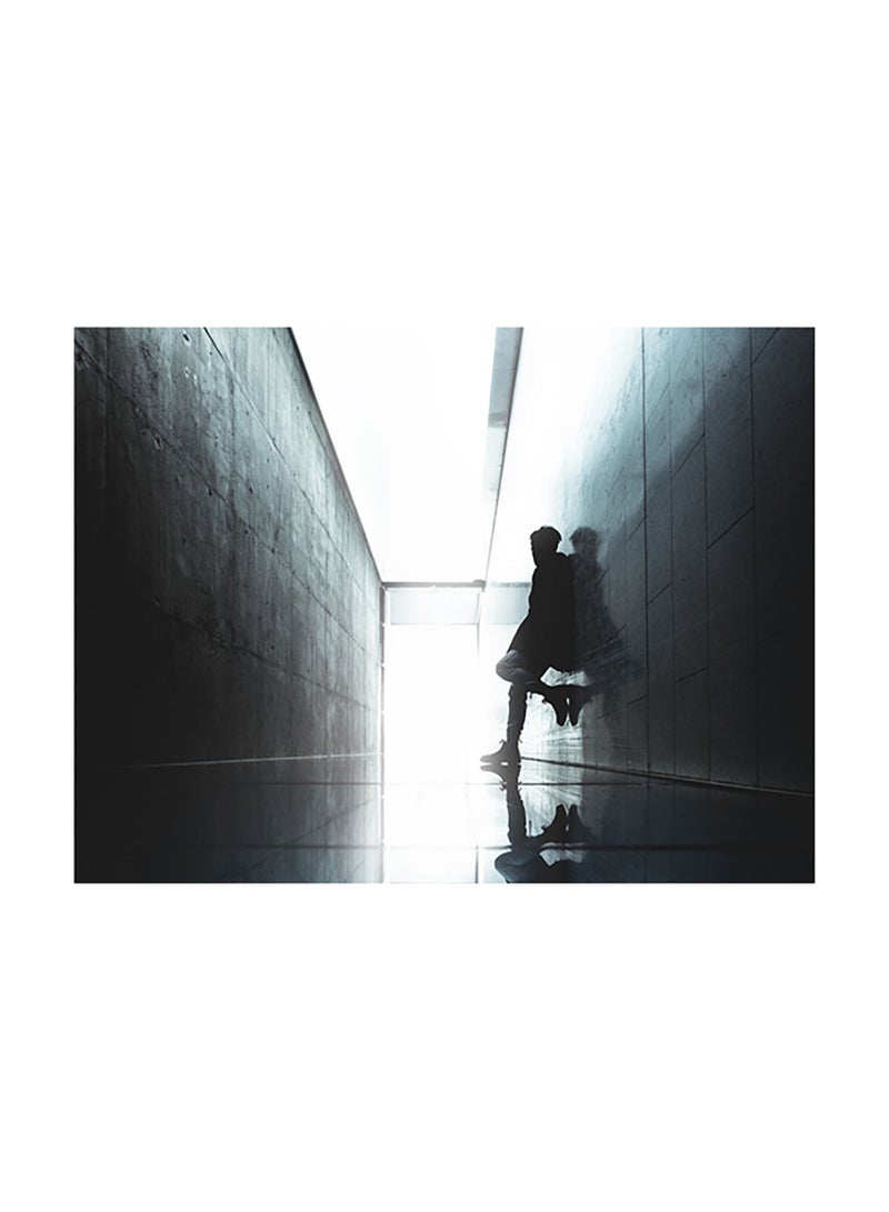 Corridor Vinyl Self Adhesive Wall Sticker Multicolour 100x75cm