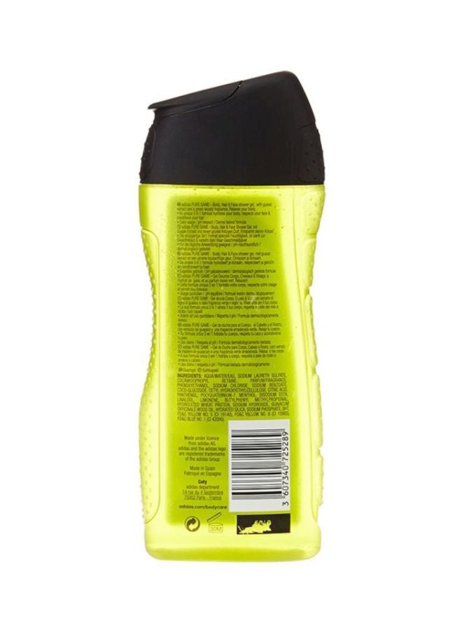 Adidas 3-In-1 Pure Game Shower Gel 250ml - Image 2