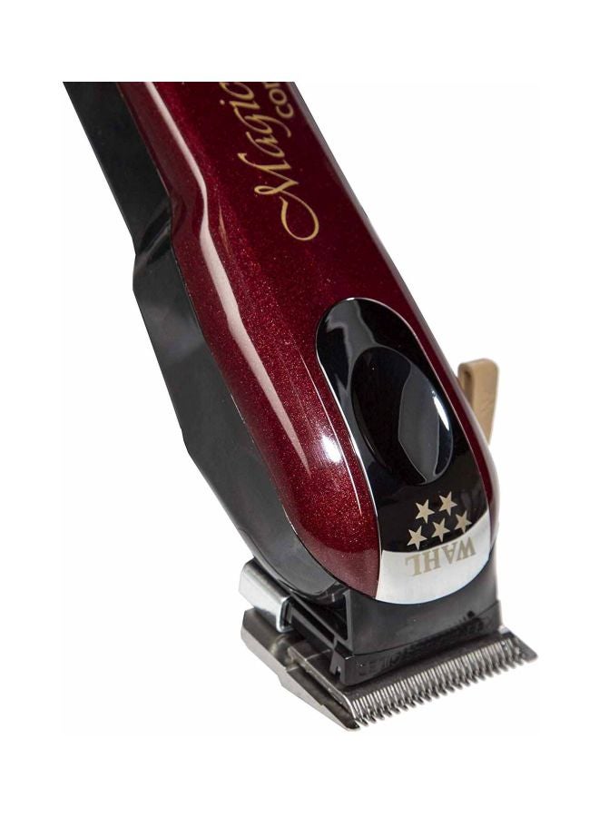 WAHL - Magic Clip Cordless Clipper Maroon/Silver 0.8-2.5mm - Image 1