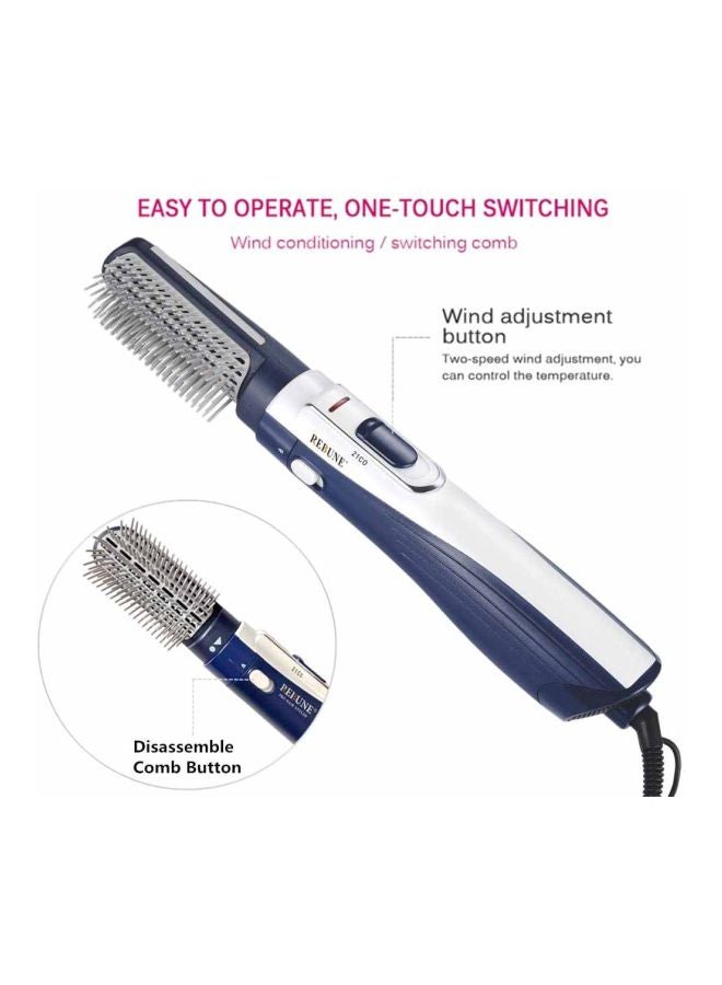 REBUNE 2-Piece Electric Hair Dryer Black/Grey/Blue  - Image 3