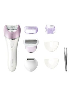 Satinelle Prestige Wet And Dry Epilator Accessories White/Purple
