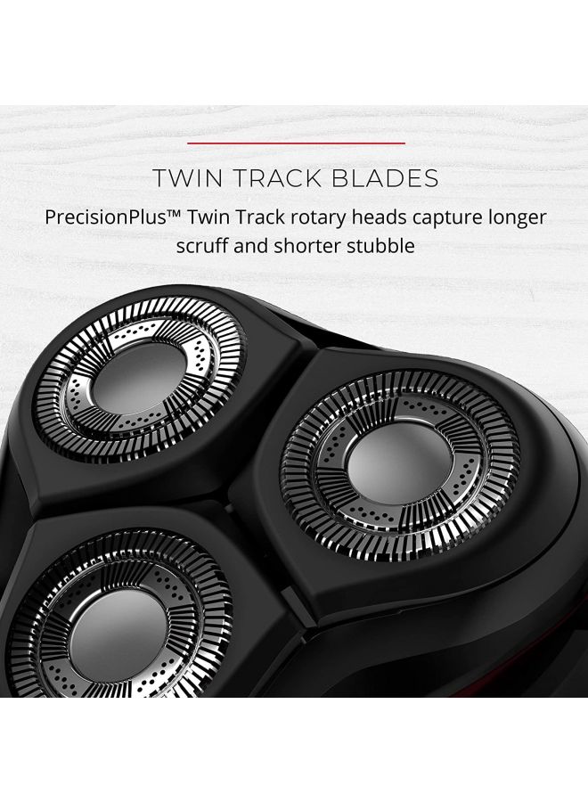 REMINGTON - R3000 Series Electric Razor With Precision Plus Heads Black - Image 1