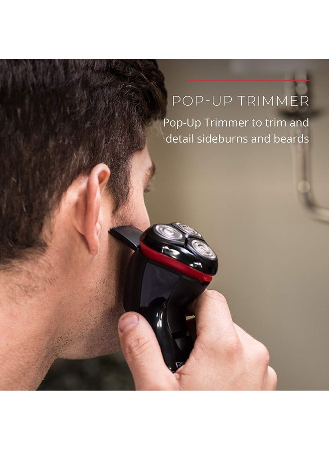 REMINGTON - R3000 Series Electric Razor With Precision Plus Heads Black - Image 1