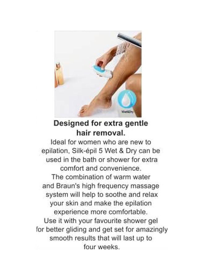 براون ماكينة إزالة الشعر سيلك إيبل 5 أبيض/أرجواني - Image 5