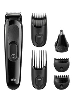 BRAUN 6-In-1 Face And Head Trimmer Black  - Image 1