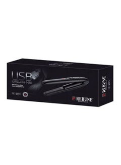 REBUNE Wireless Ceramic Hair Straightener Black 400grams  - Image 2