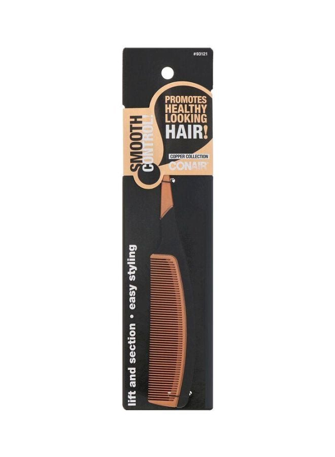 CONAIR Lift And Section Tail Hair Comb Brown/Black - Image 2