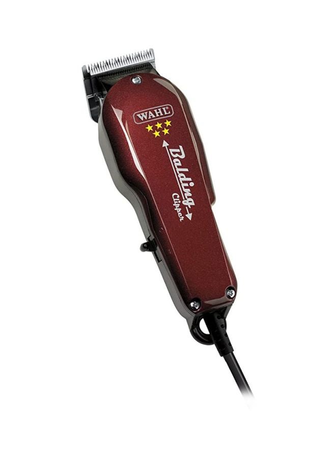 5-Star Series Professional Balding Clipper Maroon/Black