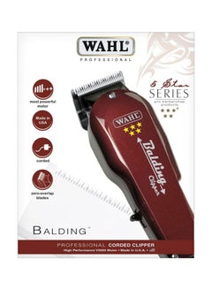 WAHL 5-Star Series Professional Balding Clipper Maroon/Black  - Image 5