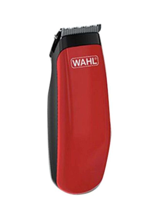 WAHL - Home Pro 100 Combo Corded Hair Clipper And Trimmer Red/Black - Image 1